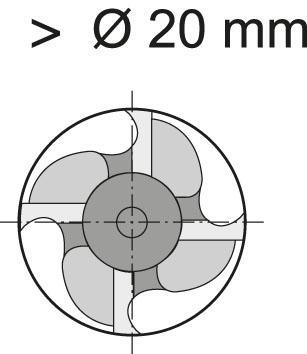 FORMAT Fréza 20mm Z4 HSS Co8 NF DIN844L Format