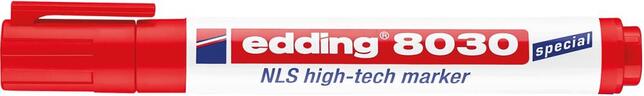 EDDING Popisovač permanentný typ 8030 NLS červený / ružová Edding