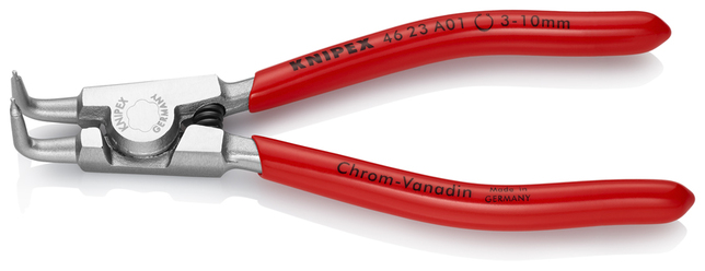 KNIPEX 46 23 A01 Kliešte na poistné krúžky pre vonkajšie poistné krúžky na hriadeľoch poplastované p