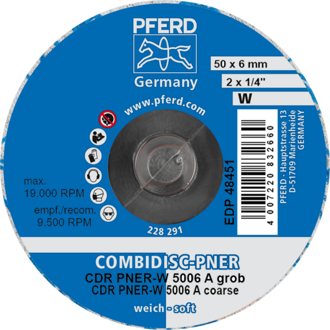 PFERD TOOLS COMBIDISC Brúsky CDR PNER-W 5006 A G