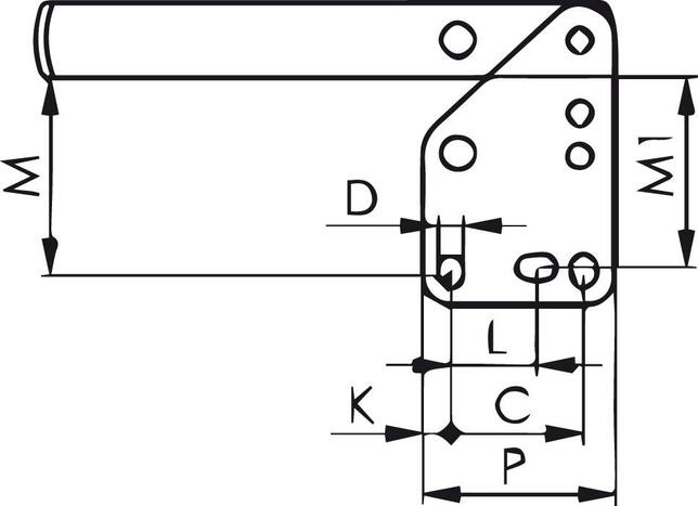Úpinka vertikálna 6802 veľkosť 1 AMF