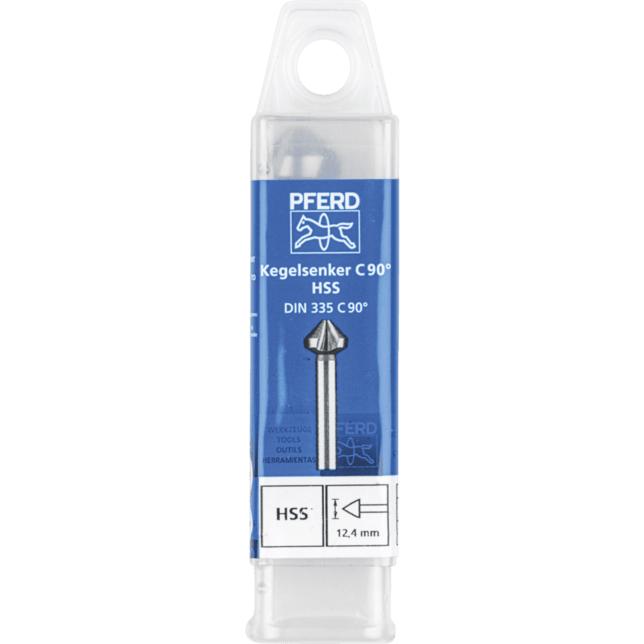 PFERD TOOLS Vrtacie a ponorné nástroje KES HSS DIN 335 C90° 12,4