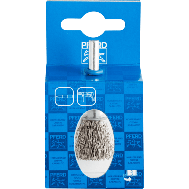 PFERD TOOLS Štandardné nasadené koncové kefy POS PBU 1516/6 INOX 0,35