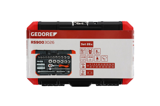 GEDORE RED Sada gola 3/8 26 diel R59003026 Gedore Red