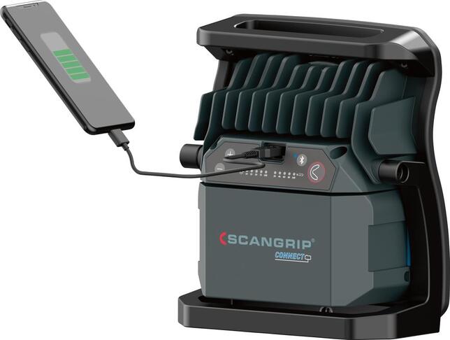 Akumulátorová pracovná lampa NOVA 4 CONNECT 400-4000 Lumen bez akumulátora SCANGRIP