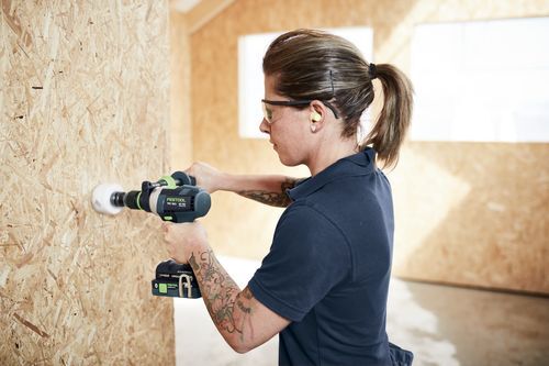 FESTOOL Akumulátorový príklepový vŕtací skrutkovač QUADRIVE TPC 18/4 Basic-Set/XL - 578832