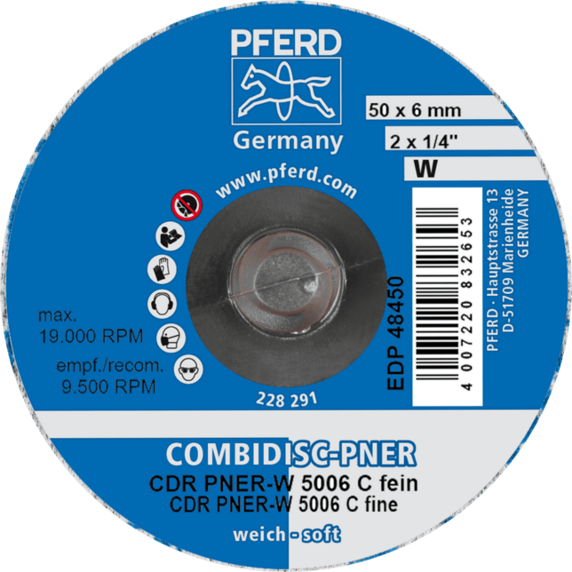PFERD TOOLS COMBIDISC Brúsky CDR PNER-W 5006 SiC F