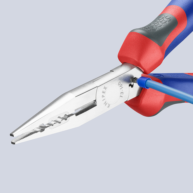 KNIPEX 13 05 160 Elektrikárske kliešte pochrómované 160 mm