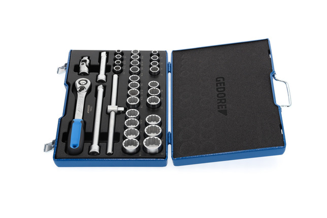 GEDORE D 19 Sada nástrčných kľúčov XMAU-20 1/2" 31 ks.