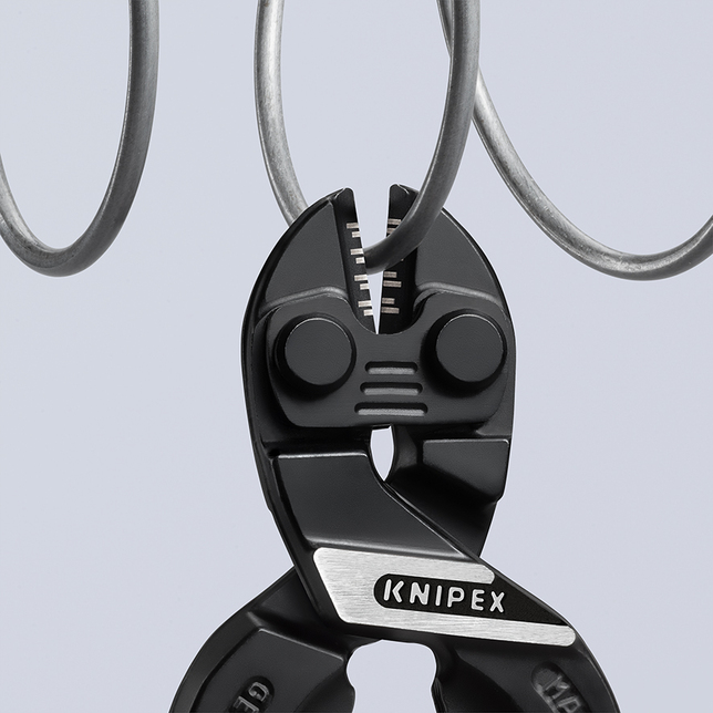 KNIPEX 71 01 160 SB CoBolt® S Kompaktné cvikacie kliešte poplastované čierne atramentované 160 mm