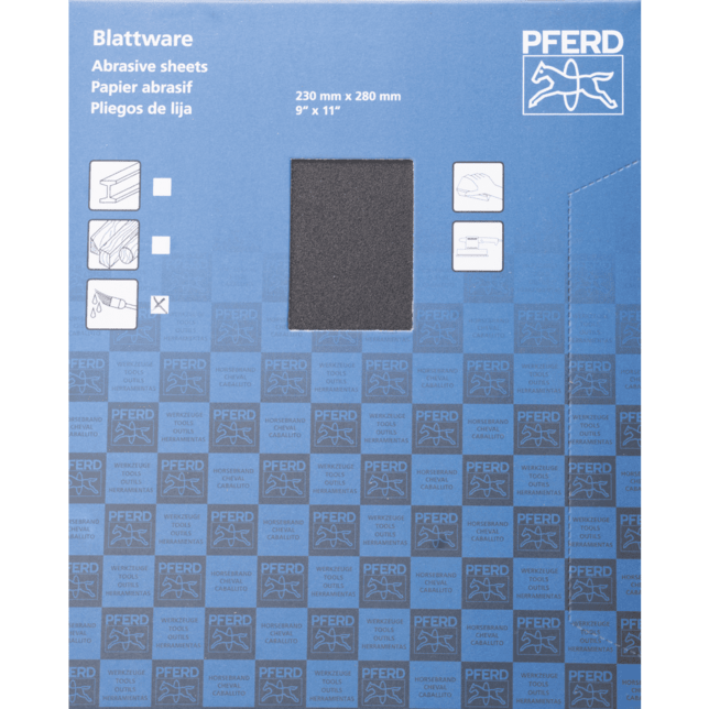 PFERD TOOLS Nástroje s povrchovou úpravou BP-W ECO FARBA 230X280 SiC 120