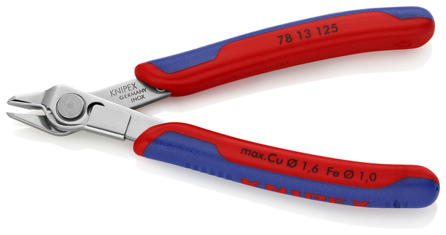 KNIPEX 78 13 125 SB Electronic Super Knips® s multi-komponentnými úchopmi 125 mm