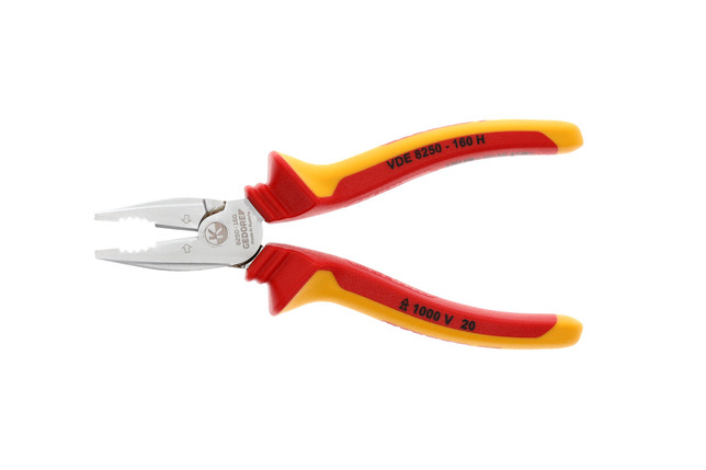 GEDORE VDE 8250-160 H Silné univerzálne kliešte VDE s izolačným krytom 160 mm