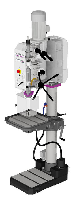 OPTIMUM Stĺpová prevodová vŕtačka OPTIdrill DH 55 G