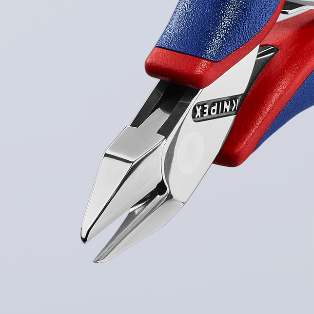 KNIPEX 77 32 115 SB bočné cvikacie kliešte pre elektroniku s prevlečným kĺbom s multi-komponentnými 