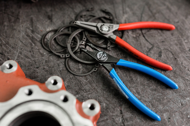 GEDORE 8000 J 21 Krúžkové kliešte na vnútorné poistné krúžky Tvar D