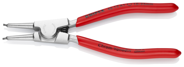 KNIPEX 46 13 A1 Kliešte na poistné krúžky pre vonkajšie poistné krúžky na hriadeľoch poplastované po