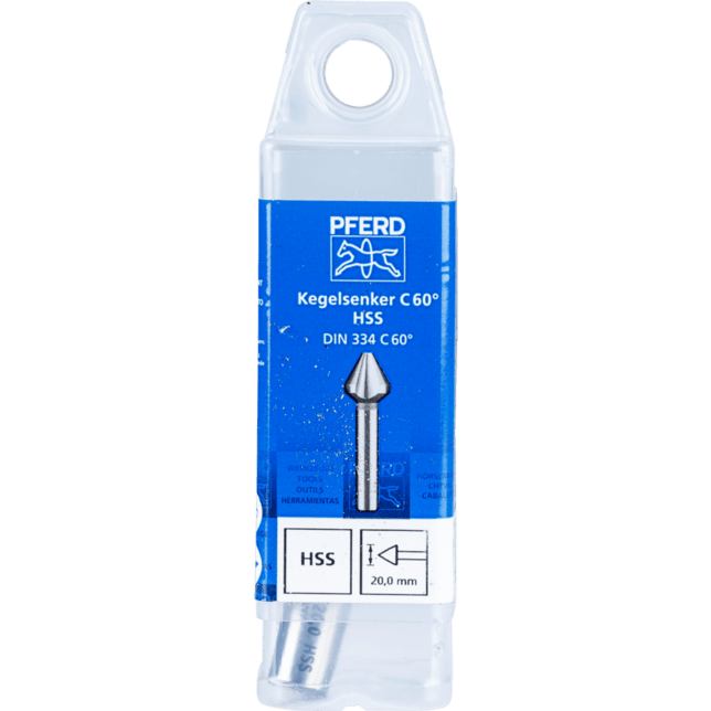 PFERD TOOLS Vrtacie a ponorné nástroje KES HSS DIN 334 C60° 20,0