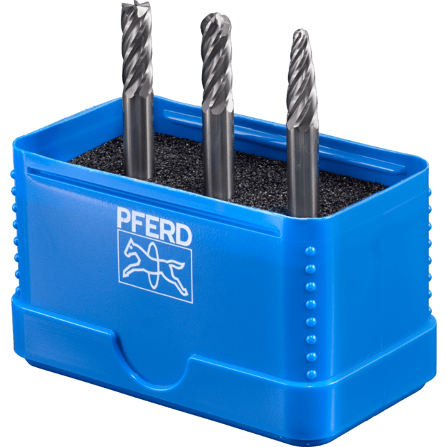 PFERD TOOLS karbidové frézy 1906 INOX 3TLG