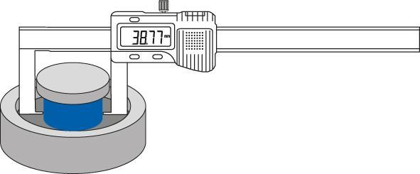 FORTIS Meradlo posuvné digi 150/0,01mm vonkajšie drážkové Fortis
