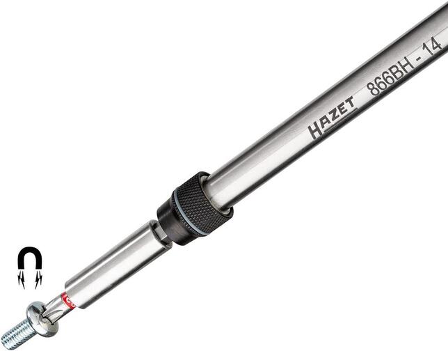 HAZET Držiak bitov 1/4" T-handle s teleskopickou predĺžením Hazet