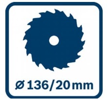 BOSCH GKS 18V-68-2 - Akumulátorová okružná píla sólo - 06016D0001