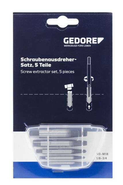 GEDORE 8551 S-005 Sada skrutkovačov na skrutky 5-dielna M3-M18