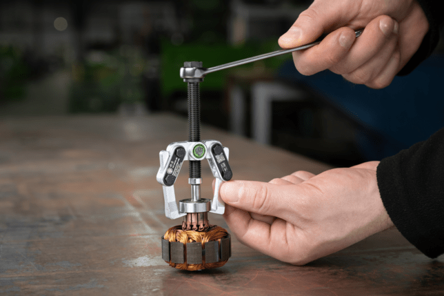 KUKKO 2-čeľusťový univerzálny sťahovák 41-2 s otočnými čeľusťami, až do 80 mm rozovretia, 80 mm dosahu