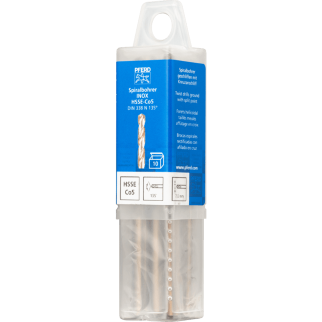 PFERD TOOLS Vrtacie a ponorné náradie SPB DIN 338 HSSE N 7,0 INOX