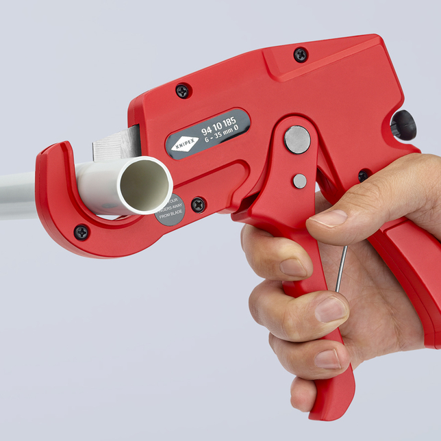 KNIPEX 94 10 185 Kliešte na rezanie rúr pre plastové potrubia (elektroinštalačné práce) 185 mm