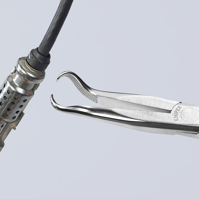 KNIPEX 38 95 200 Kliešte pre mechanikov s multi-komponentnými úchopmi pochrómované 200 mm