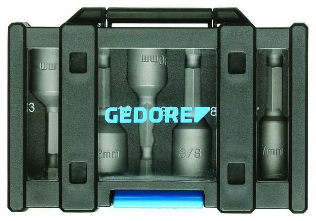 GEDORE 666-006 Držák na nástrčné kľúče Bit-Box 6-dielny