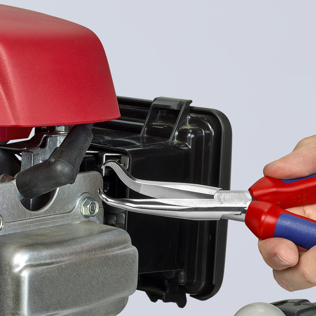 KNIPEX 38 95 200 Kliešte pre mechanikov s multi-komponentnými úchopmi pochrómované 200 mm