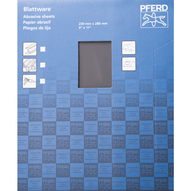 PFERD TOOLS Nástroje s povrchovou úpravou BP-W ECO FARBA 230X280 SiC1000