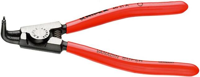 KNIPEX Klešte segerové vnejší 3-10mm zahnuté / 4621A01