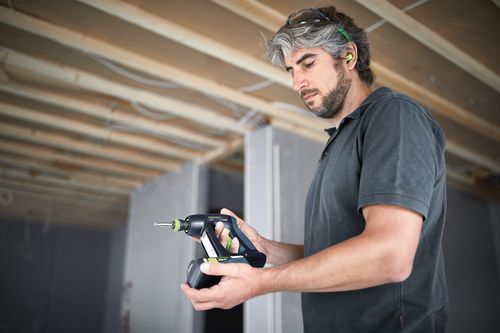 FESTOOL Akumulátorový vŕtací skrutkovač C 18 Basic-Set - 578831