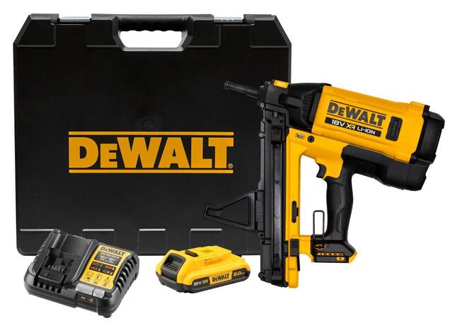 DeWALT Plynová klincovačka do betónu 18 V XR – 1x 2 Ah  DGN845D1