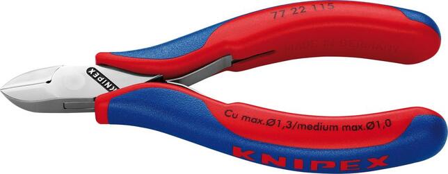 KNIPEX Klešte štípací bocní 115mm pro elektroniku / 7722115 Knipex