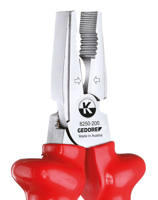 GEDORE VDE 8250-200 Silné univerzálne kliešte VDE s ponornou izoláciou 200 mm