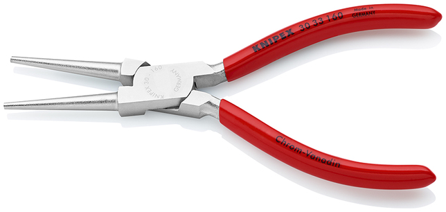KNIPEX 30 33 160 Kliešte s dlhým nosom poplastované pochrómované 160 mm