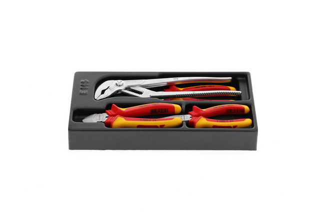 GEDORE 1500 ES-VDE 145 VDE Sortiment klieští v module 1/3 ES