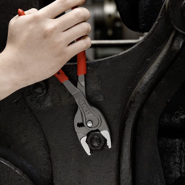 KNIPEX 82 01 250 SB TwinGrip® s protišmykovým plastovým povrchom šedá atramentizovaná 250 mm