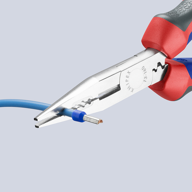 KNIPEX 13 05 160 Elektrikárske kliešte pochrómované 160 mm