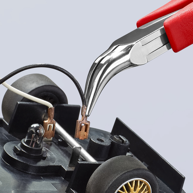 KNIPEX 35 41 115 kliešte pre elektroniku s prevlečným kĺbom s máčanou izoláciou 115 mm