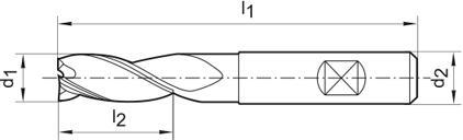 GÜHRING Fréza 7mm Z3 Fire VHM 30G N DIN6527L HB Guhring