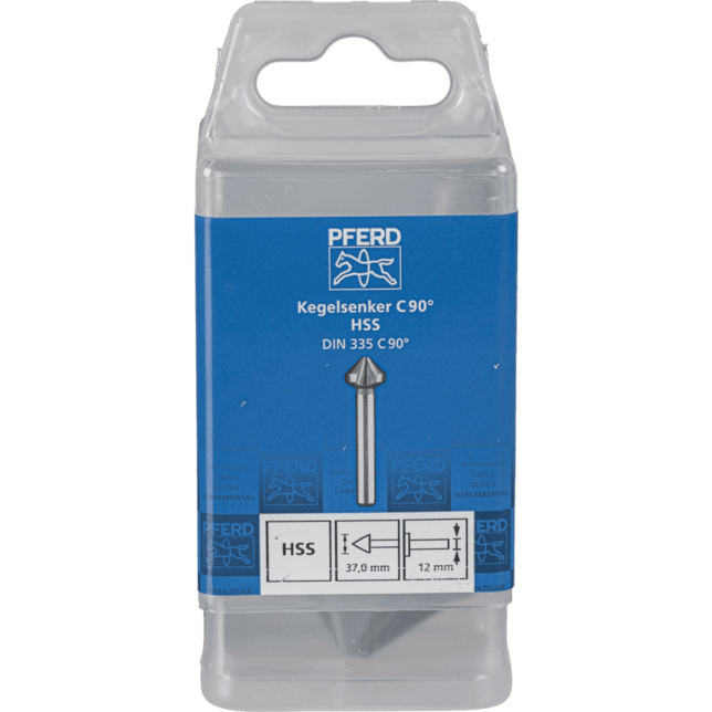 PFERD TOOLS Vrtacie a ponorné nástroje KES HSS DIN 335 C90° 37,0