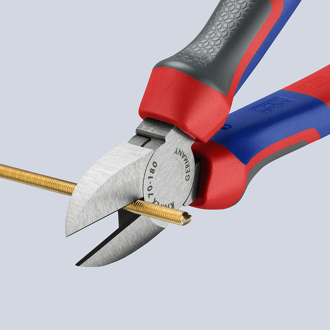 KNIPEX 70 02 180 SB Bočné cvikacie kliešte čierne atramentované 180 mm