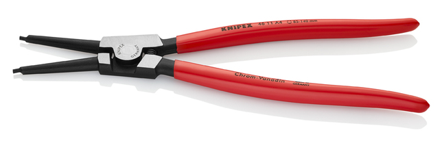 KNIPEX 46 11 A4 SB Kliešte na poistné krúžky pre vonkajšie poistné krúžky na hriadeľoch poplastované