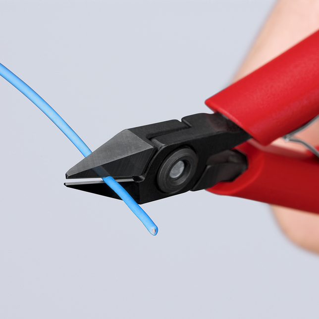 KNIPEX 75 22 125 bočné cvikacie kliešte pre elektroniku s plastovými úchopovými zónami leštené 125 m