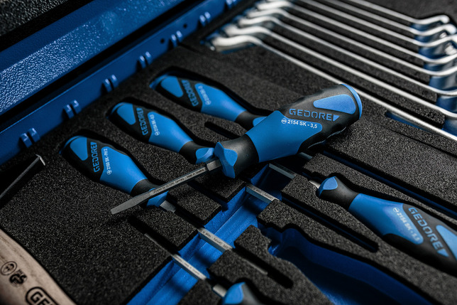 GEDORE 2154SK 3,5 Skrutkovač 3K s úderovou špičkou, plochý 3,5 mm